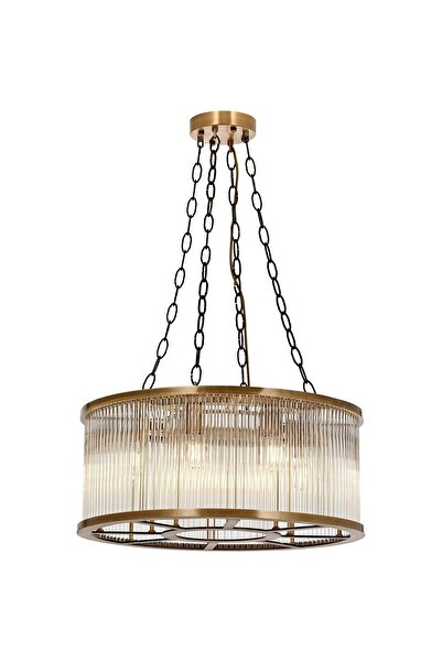 Avonni Av-60355-e65 Eskitme Kaplama Modern Avize E27 Metal Cam 65cm