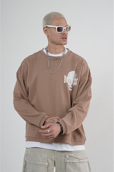 king brich Φούτερ Unisex με στάμπα με λαιμόκοψη Darkness