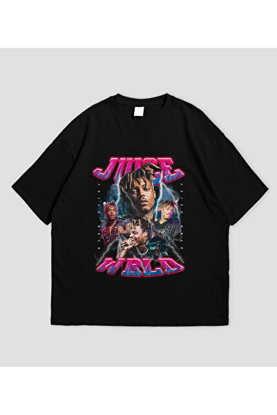 SVART WEAR Juice WRLD - Tricou retro unisex oversize
