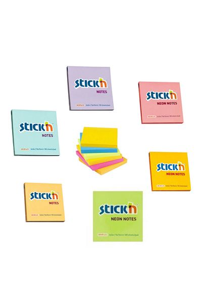 Gıpta Post It 5 Adhesive Note Paper - 5 Different Colors