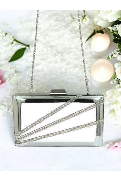 Gloriys Ayakkabı & Çanta 135 дзеркальна сумочка з хрестоподібними каменями