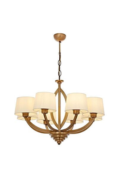 Avonni Av-60362-8es Eskitme Kaplama Modern Avize E27 Metal Kumaş 65cm