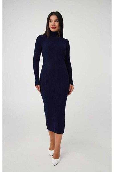 BLCK Design Midi Length Turtleneck Camisole Dress Here for the First Time in Turkey