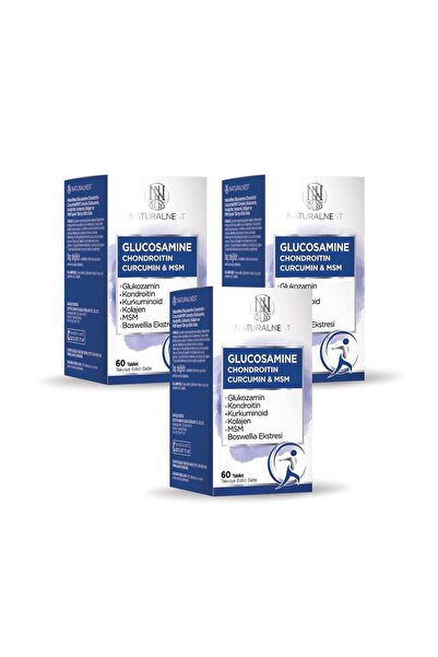 Naturalnest Glucosamine Chondroitin Curcumin & Msm tablet 3 Adet