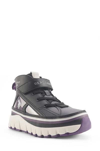 U.S. Polo Assn. Adidași KELTES 4PR pentru fete negru/violet