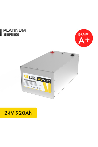 WERER ENERGY 24V 920Ah LiFePO4 Platinum Series Bluetooth'lu Lityum Demir Fosfat Akü
