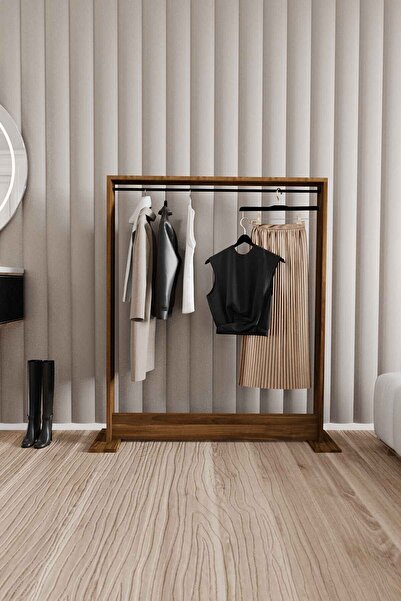 DECORMET SALVİTOR ELBİSE ASKISI CEVİZ