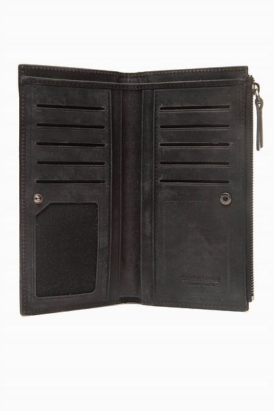 DAMY Портфолио за ръце от естествена кожа със защита от RFID 860 - черно