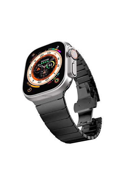 ekipmania Çelik Bilezik Loop Kordon Apple Watch 44-45-46-49mm Uyumlu