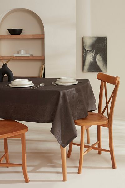 Karaca Home Κάλυμμα τραπεζιού Elizabeth, Χρώμα Anthracite