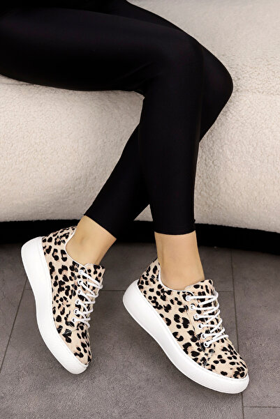 Mamito Ayakkabı DZY 046 Pantofi sport cu șireturi cu model leopard