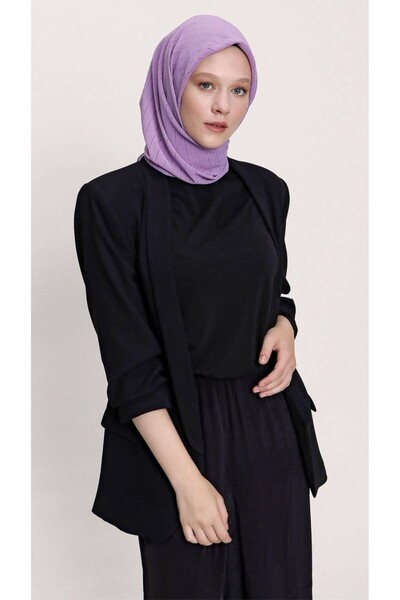 MİRAY وشاح ريو رقيق منقوش للنساء أرجواني