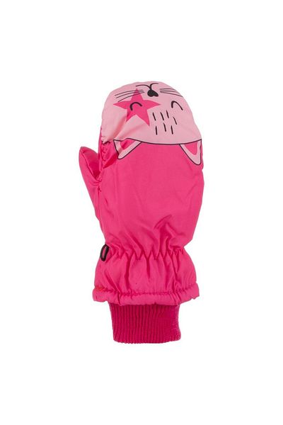 Kitti Cat One-Fingered Waterproof Children's Snow Glove Baby Snow Glove (2-5 Years Old)