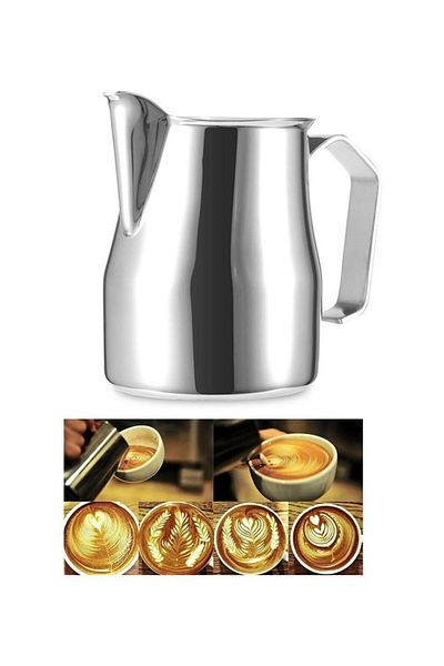 Taimi Stainless Steel Milk Pitcher Latte Art Jug 450ML