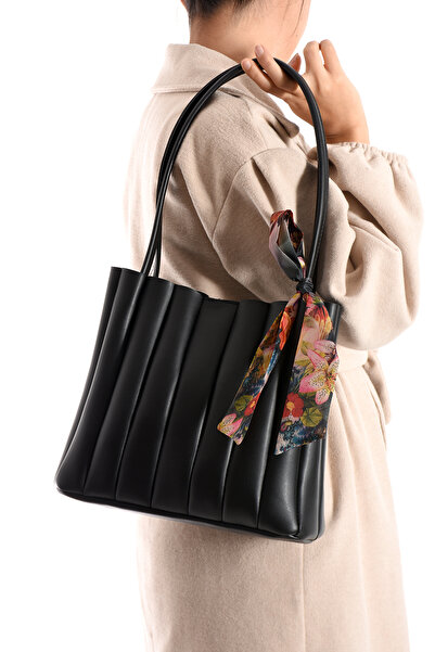 Kaya Bag Siyah Kadın Omuz Ve Kol Çanta  32x26 Ebatında