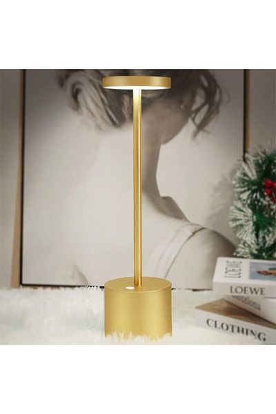 Taimi Cordless Touch LED Table Lamp 1800mAh Stick shaped Golden