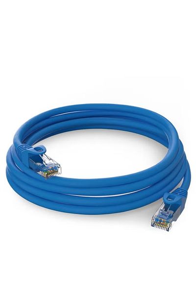 Taimi 3 Meter Cat-5 Ethernet Lan Cable For Internet And Network Connectivity Blue