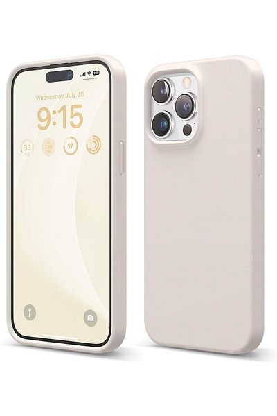 Merwish غطاء حماية من السيليكون متوافق مع هاتف Apple Iphone 12 Promax مع شعار مخملي بالداخل