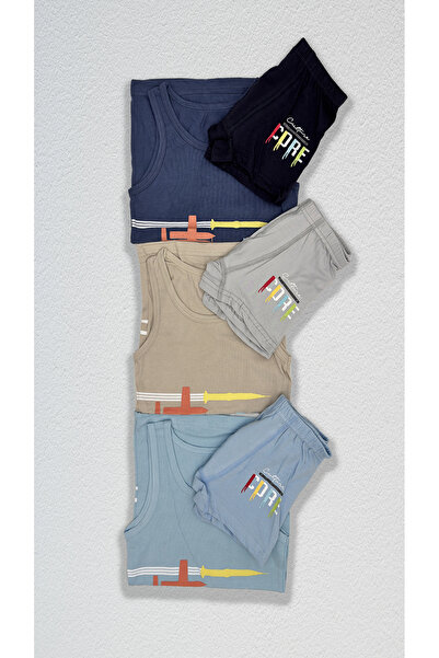 BEYAZTOPTAN 3-dijelni setovi majica za dečake Štampano u različitim bojama bo...