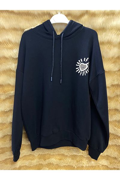 skycott Take Care of Yourself - Text Printed Hooded Sweatshirt