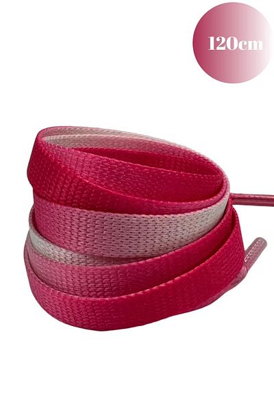 Mag Shoes Care Dark Pink and White Crossover Irons Sneakers - 120cm, 1 Pair, 2 Pieces