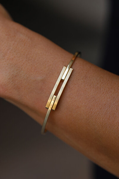 Yenigün Kuyumculuk 8 Ayar Altın 3.10 gr İkili Kaburga Kelepçe