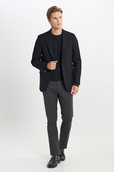 ALTINYILDIZ CLASSICS Regular Fit Drop - 4 Μαύρο Ανδρικό Μπουφάν