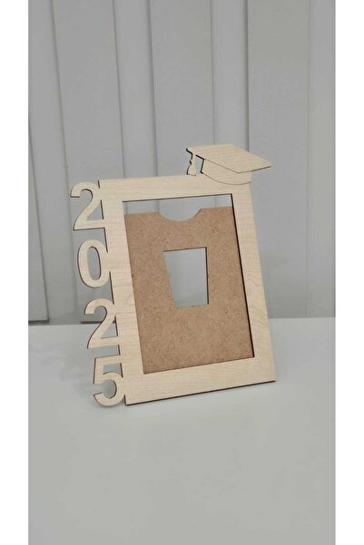 AllFayLazer 4 Adet Karne Hediyesi Öğrenci Ahşap Çerçeve Toptan 2025 Kep Mezuniyet Resim Ve Fotoğraf Çerçevesi