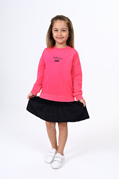 Toontoy Φούστα για κορίτσια με λαιμόκοψη με βολάν με τύπωμα