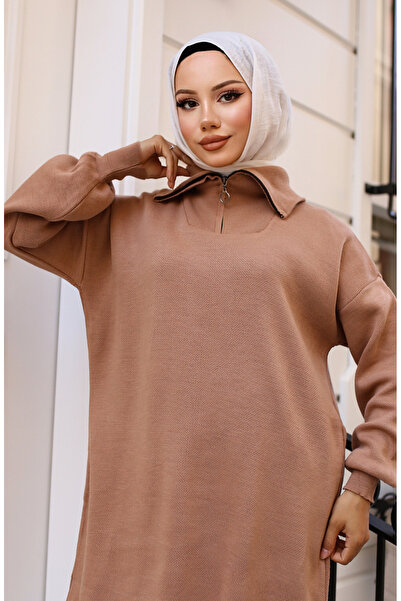sefamerve Triko Tunik 11043-02 Vizon