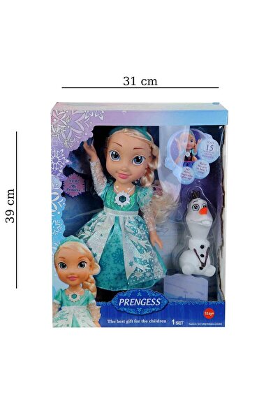 hak-iş oyuncak Pilli Işıklı Sesli Aksesuarlı Prenses Bebek