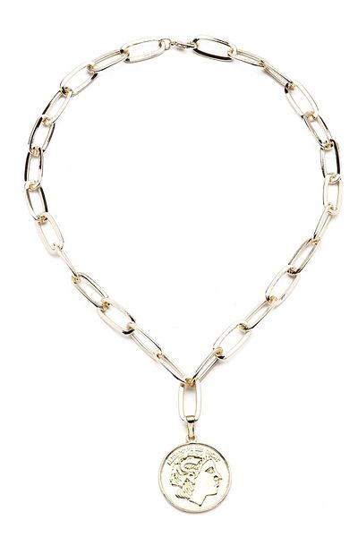 Modex Medallion Necklace - Gold Yellow