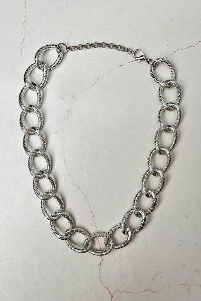 Modex Textured Thick Chain Necklace