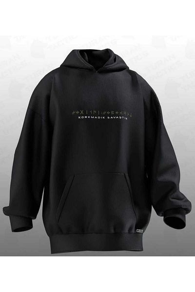 FULL TOLERANCE NOT FEAR BATTLE PRINTED OVERSIZE HOODIE (UNISEX)