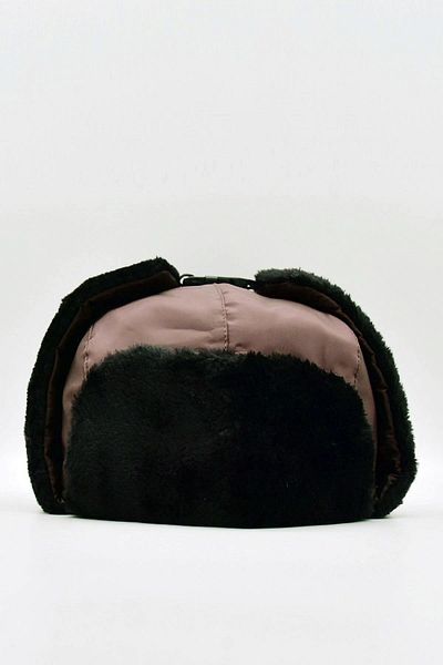 Külah Faux Fur Pilot Beret Brown Kalpak Hat