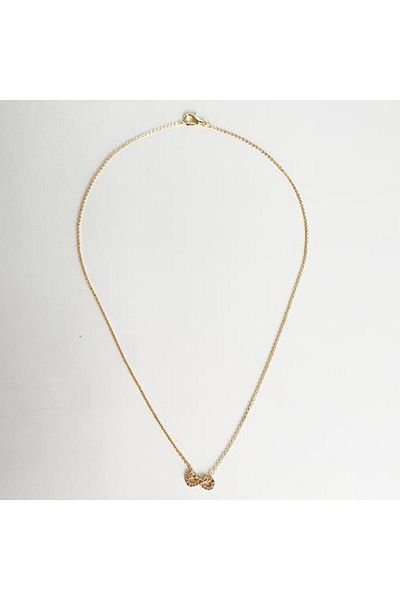 Modex Gold Zircon Stone Infinity Necklace Gift for Lover