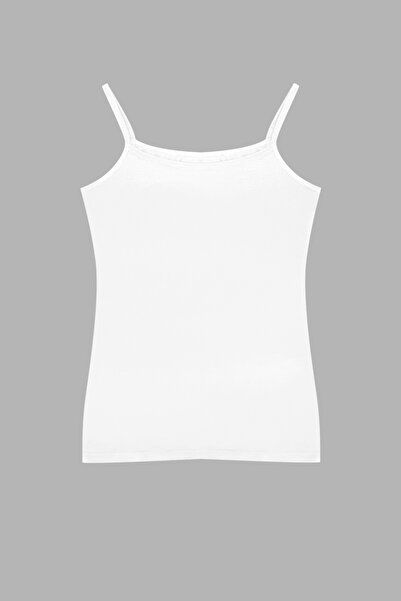 Dominant Women's Black and White Rope Strap Cotton Undershirt 2 Pack