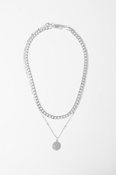 Modex Double Chain Cut Necklace