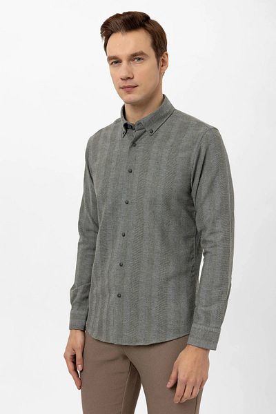 SÜVARİ SLIM FIT ΜΠΟΥΚΑΛΙ ΞΥΛΟΛΟΓΟΣ ΜΕ ΣΧΕΔΙΟ