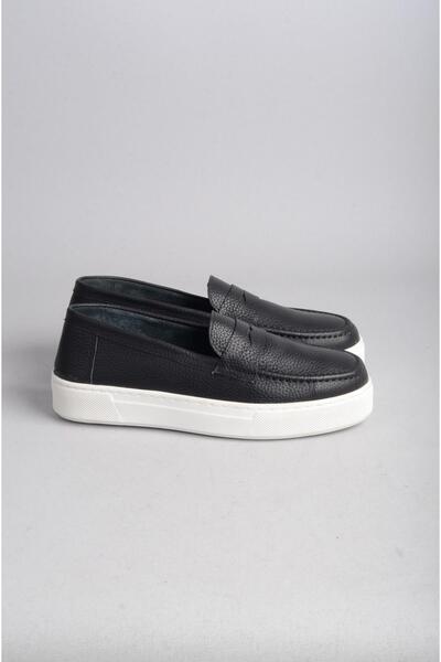 SEÇ KUNDURA Pantofi pentru bărbați din piele naturală neagră - SEÇ M2315