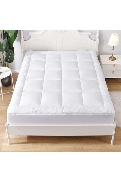 BabyCara Mattress Topper Cover 8 Cm Felt Extra Thick Extra Plush and Super Soft Available In All Sizes