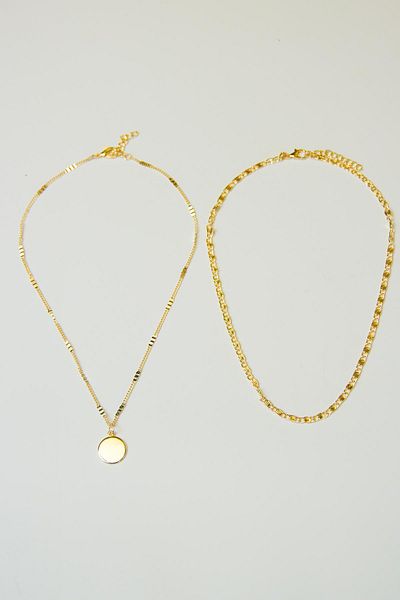 Modex Double Chain Cut Necklace