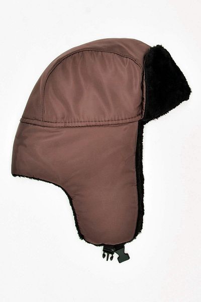 Külah Faux Fur Pilot Beret Brown Kalpak Hat