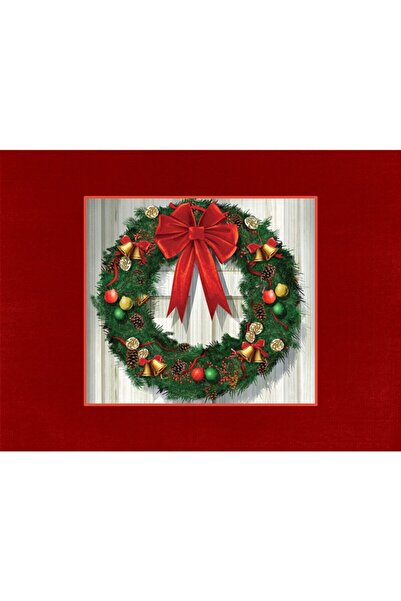 Funny Design وسادة الركبة مع صينية الاستمتاع - أحمر للعام الجديد