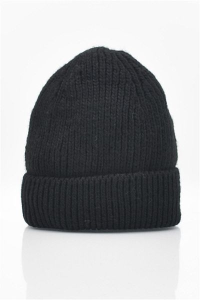Külah Men's Black Wool Beret