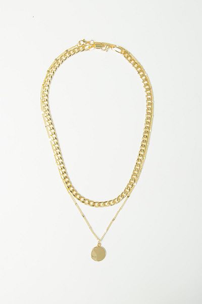 Modex Double Chain Cut Necklace
