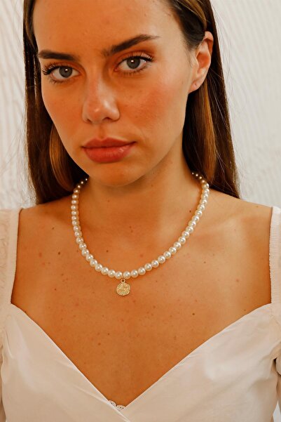 Modex Gold Pearl Necklace