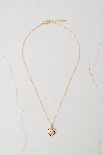 Modex Minimal Heart Figure Necklace Gift for Lover