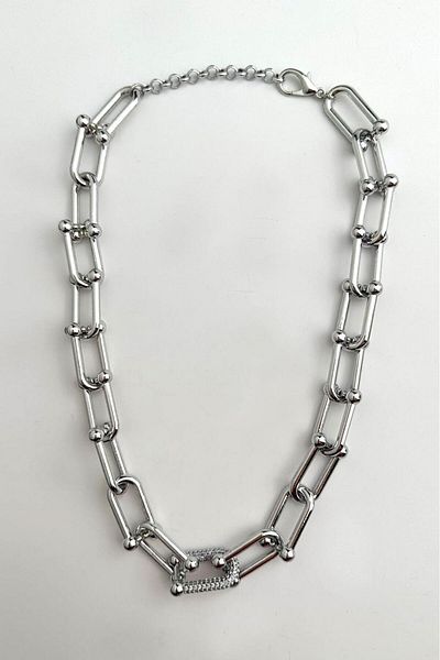 Modex Special Series Thick Tifany Necklace with Zircon Stone