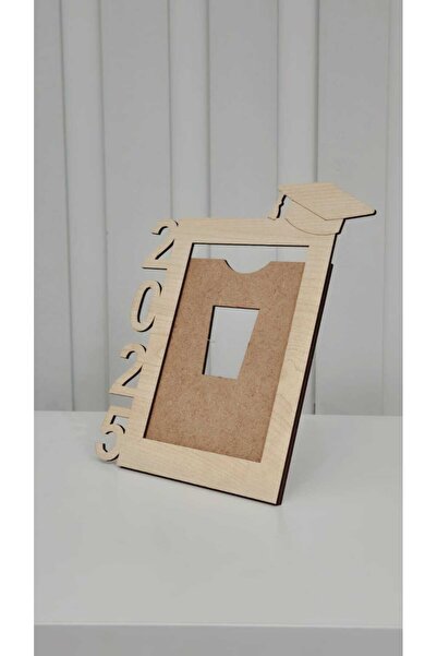 AllFayLazer 4 Adet Karne Hediyesi Öğrenci Ahşap Çerçeve Toptan 2025 Kep Mezuniyet Resim Ve Fotoğraf Çerçevesi